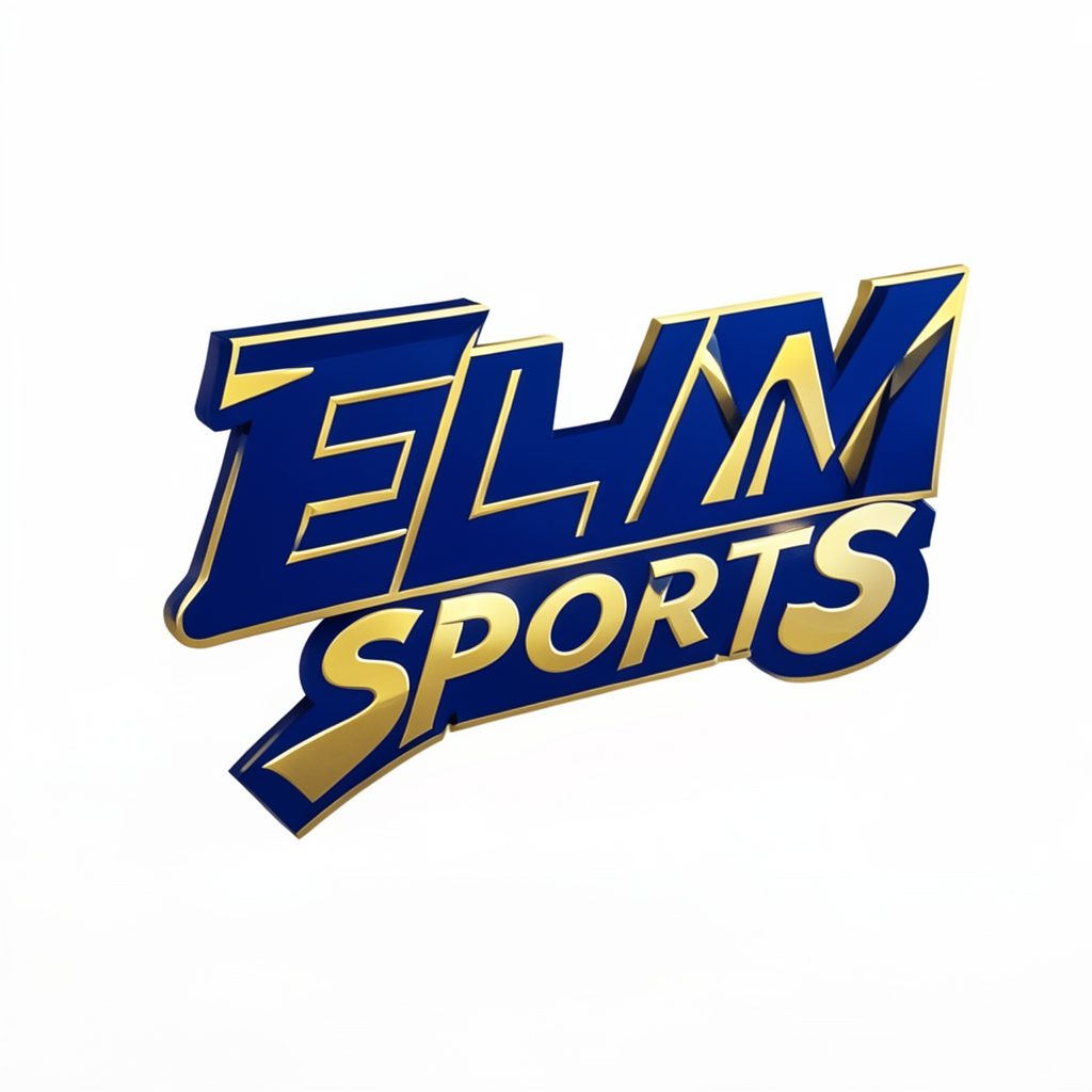 Eelam Sports logo mark in deep blue and gold